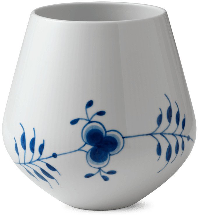 Royal Copenhagen Vase Stor 20,5cm, Bl Mega Riflet