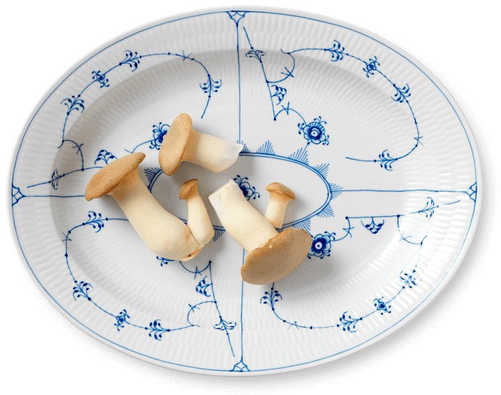 Royal Copenhagen Musselmalet Riflet Fad 36,5 cm