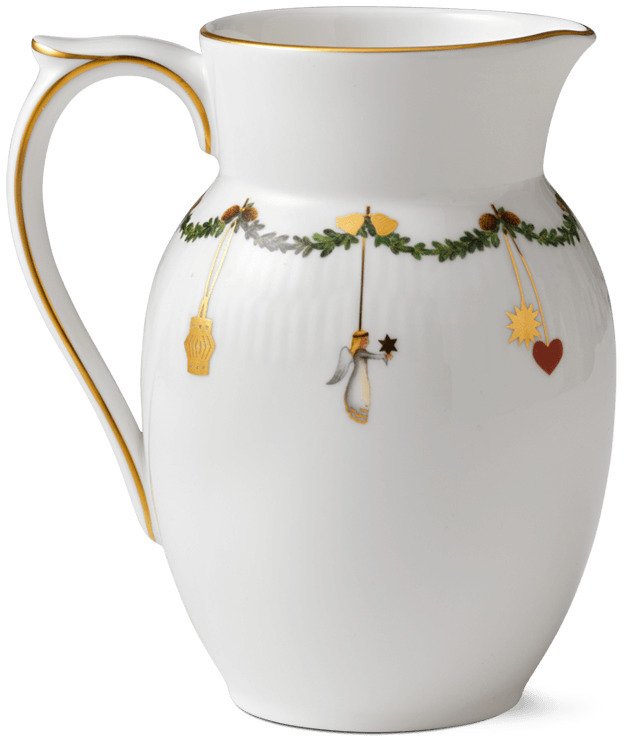 Royal Copenhagen Star Fluted Christmas Kanne 0,9 L