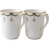 Royal Copenhagen Star Fluted Christmas Becher 2er Set 33 cl