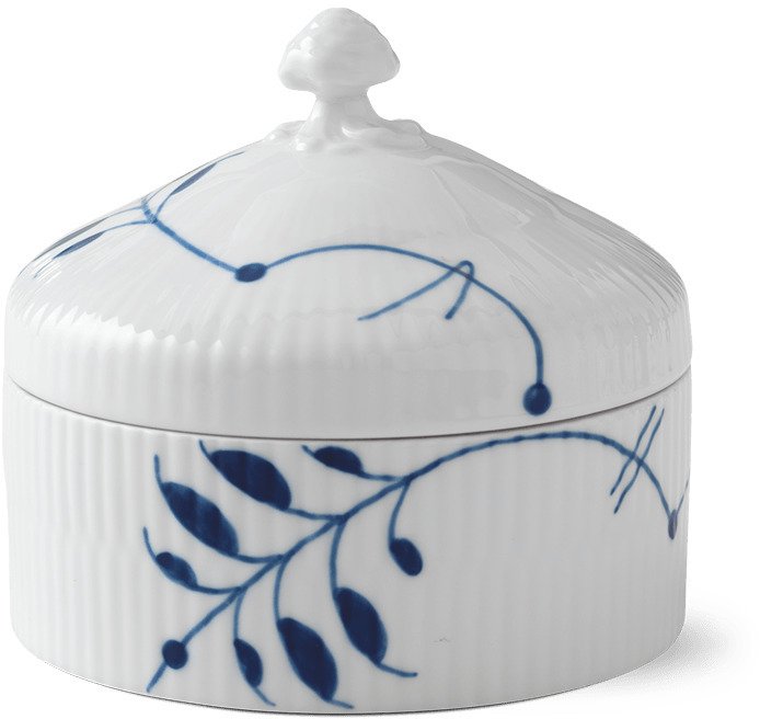 Royal Copenhagen Bonbonniére 54cl, Bl Mega Riflet