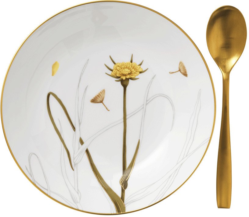 Royal Copenhagen Dyb Tallerken 21cm, Flora Mlkebtte