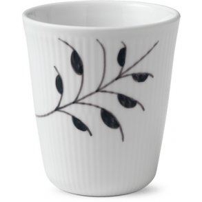 Royal Copenhagen Sort Mega Riflet Termokop 29 cl
