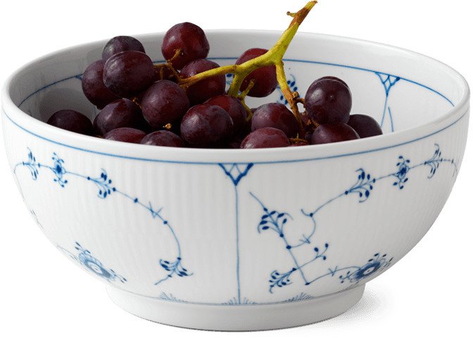 Royal Copenhagen Musselmalet Riflet Skl 21 cm