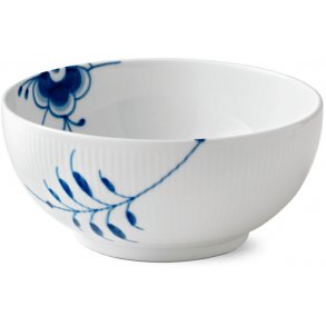 Royal Copenhagen Blå Mega Riflet Skål Ø21 cm