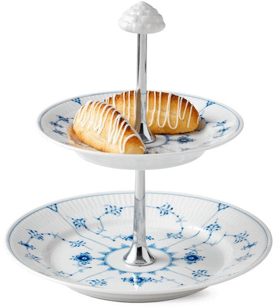 Royal Copenhagen Musselmalet RifletEtagere 2 Lag 