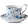Royal Copenhagen Musselmalet Riflet Hjhankskop m. Underkop 25 cl