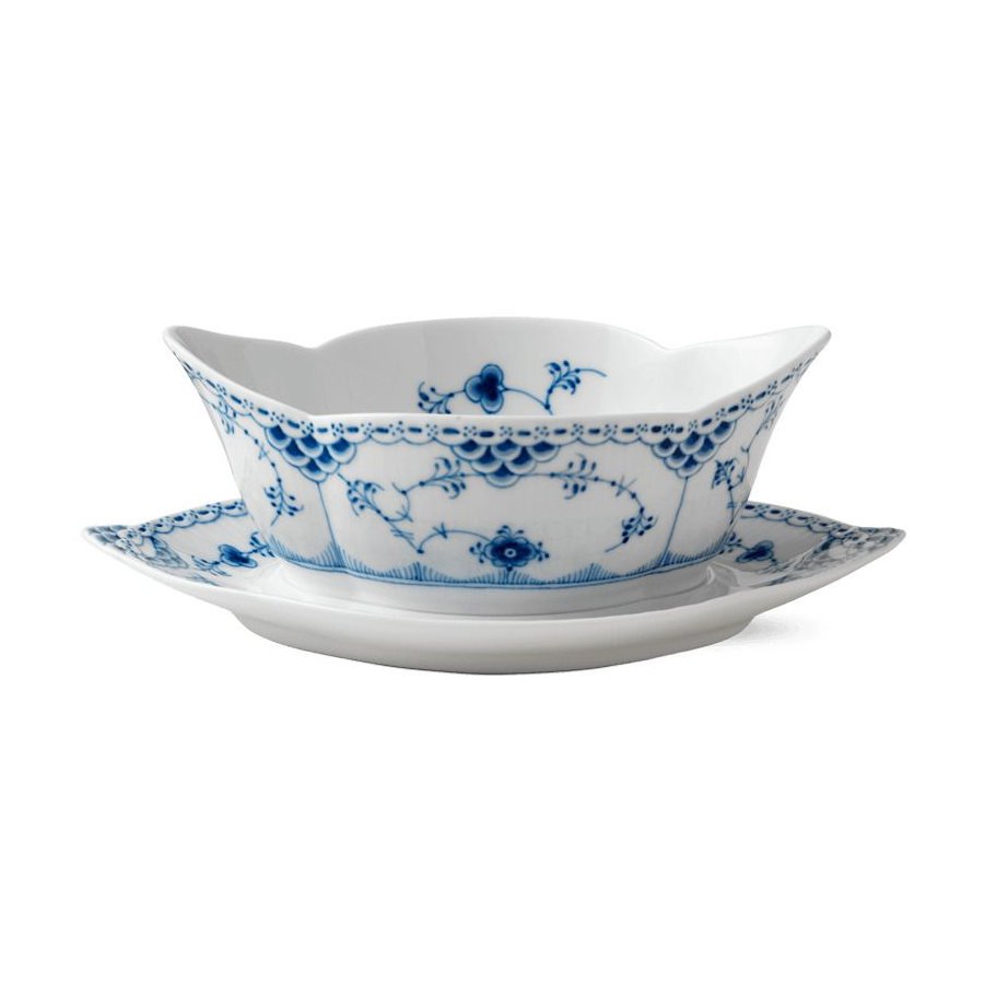 Royal Copenhagen Musselmalet Halvblonde Sovseskl