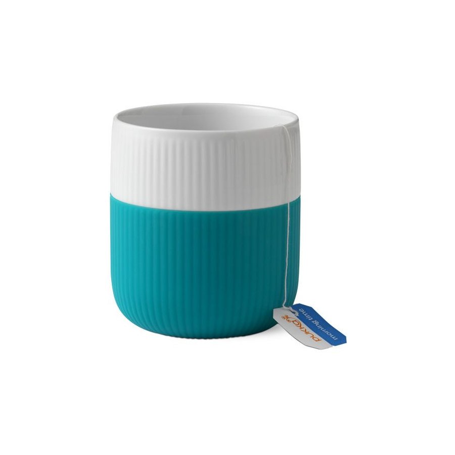 Royal Copenhagen Riflet Contrast Krus 33cl, Turkis