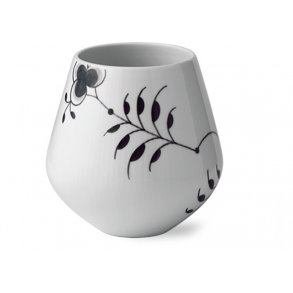 Royal Copenhagen Sort Mega Riflet Vase 15 cm