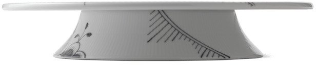 Royal Copenhagen Sort Mega Riflet Fad P Fod 32 cm