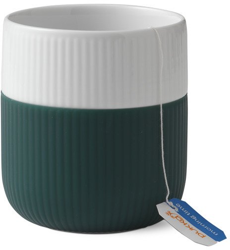 Royal Copenhagen Riflet Contrast Krus 33 cl, Petroleum