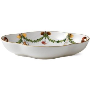 Royal Copenhagen Stjerne Riflet Jul Fad 22 cm