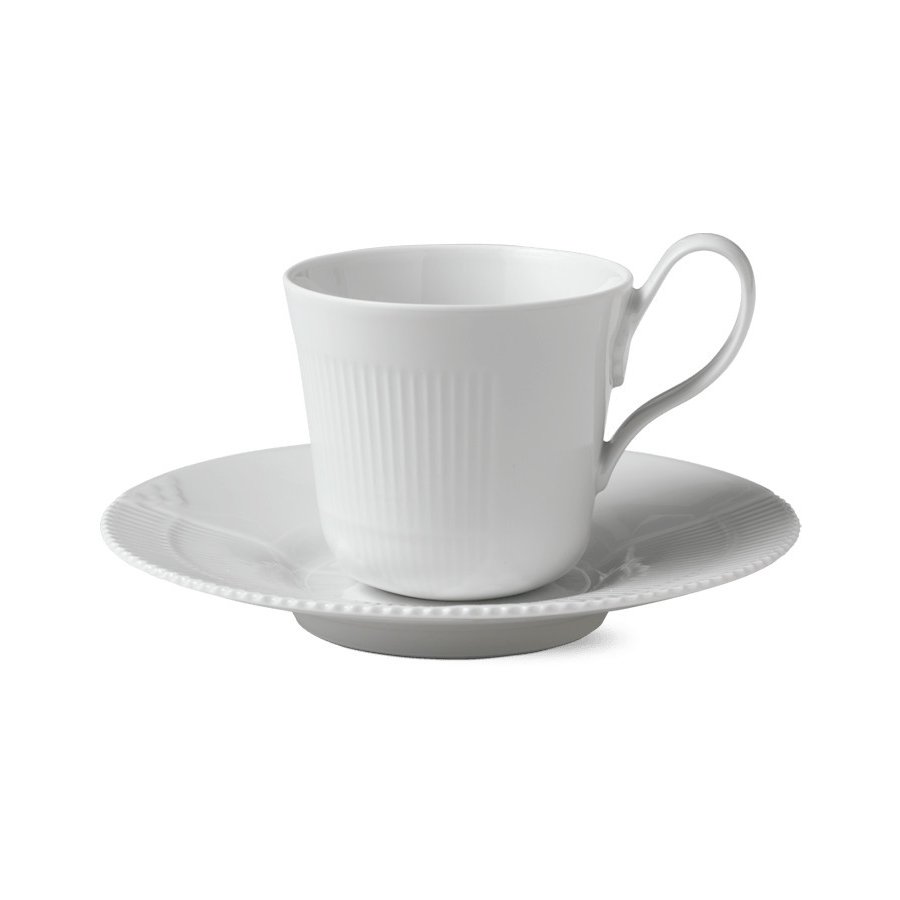 Royal Copenhagen Hvid Elements Hjhankskop m. Underkop 25 cl