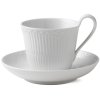 Royal Copenhagen Hvid Halvblonde Hjhankskop m. Underkop 25 cl