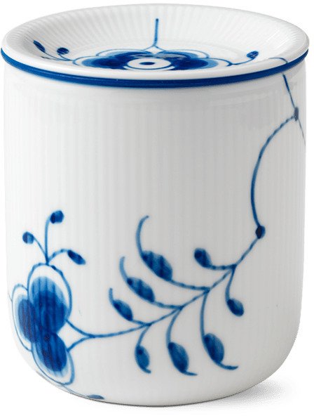 Royal Copenhagen Mega Blau Gerippt Vorratsdose Medium