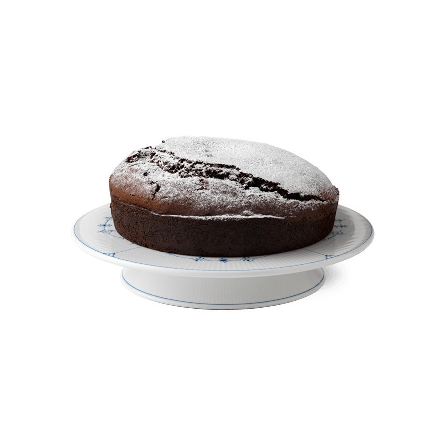 Royal Copenhagen Musselmalet Riflet Fad P Fod 32 cm