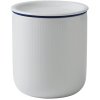 Royal Copenhagen Hvid Riflet Opbevaringskrukke 80 cl