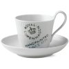 Royal Copenhagen Hjhankskop m.Underkop 25cl, Riflet Signatur