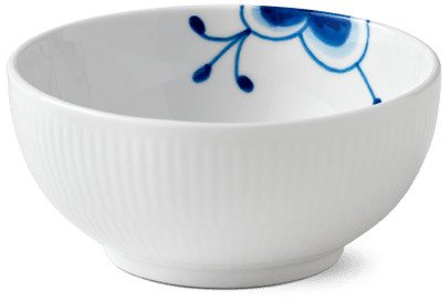 Royal Copenhagen Mega Blau Gerippt Schale 13 cm