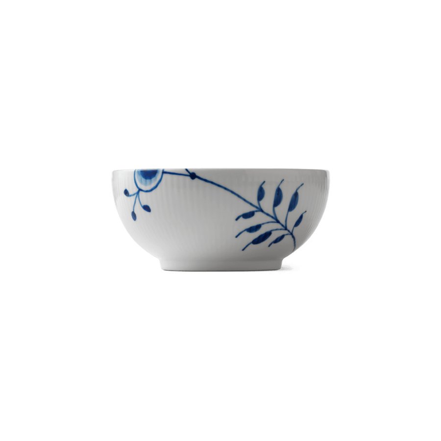 Royal Copenhagen Mega Blau Gerippt Schale 15 cm