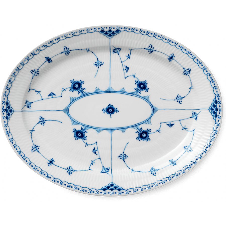 Royal Copenhagen Musselmalet Halvblonde Fad 36,5 cm