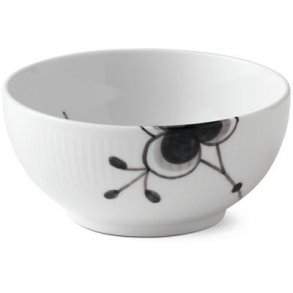 Royal Copenhagen Sort Mega Riflet Skål Ø13 cm
