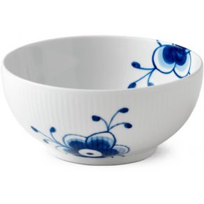 Royal Copenhagen Blå Mega Riflet Skål Ø15 cm