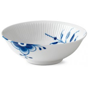 Royal Copenhagen Blå Mega Riflet Portionsskål 35 cl