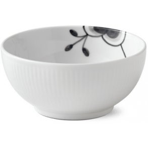 Royal Copenhagen Sort Mega Riflet Skål Ø13 cm
