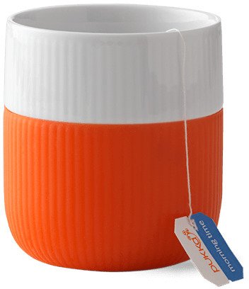 Royal Copenhagen Riflet Contrast Krus 33cl, Valmue Rd