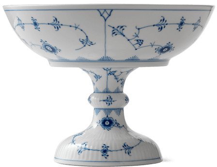 Royal Copenhagen Musselmalet Riflet Skl P Fod 15 cm