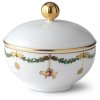 Royal Copenhagen Star Fluted Christmas Zuckerdose m. Deckel