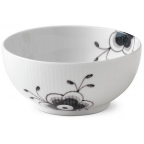 Royal Copenhagen Sort Mega Riflet Skål Ø15 cm