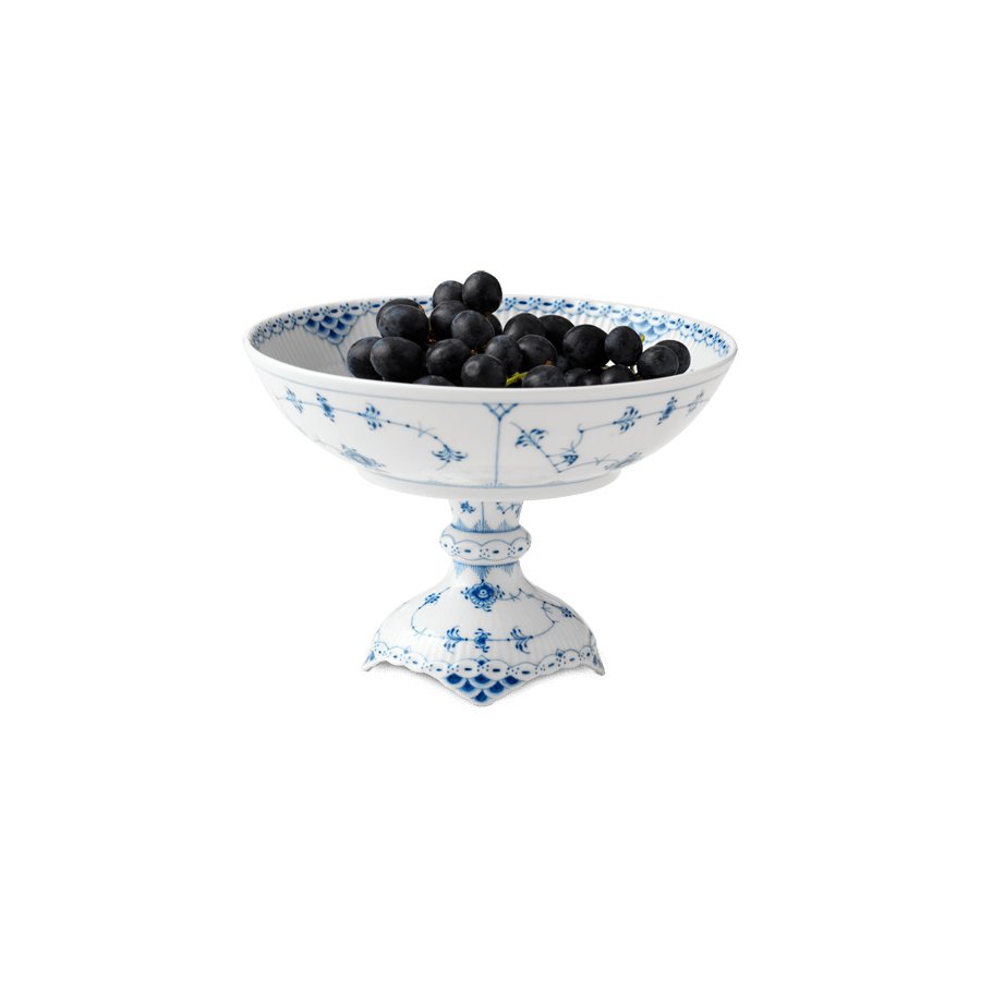Royal Copenhagen Musselmalet Halvblonde Skl P Fod 16 cm