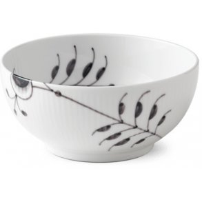 Royal Copenhagen Sort Mega Riflet Skål Ø15 cm