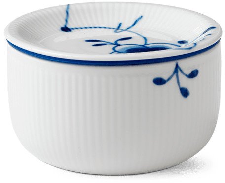 Royal Copenhagen Mega Blau Gerippt Vorratsdose Small