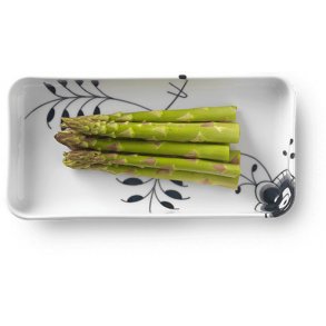 Royal Copenhagen Sort Mega Riflet Fad 24 cm