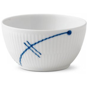 Royal Copenhagen Blå Mega Riflet Skål 15 cl
