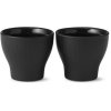 Royal Copenhagen ggebger 2Stk, Sort Riflet