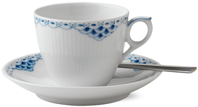 Royal Copenhagen Prinzess Tasse m. Untertasse 17 cl