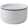 Royal Copenhagen Hvid Riflet Opbevaringskrukke 33 cl