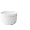 Royal Copenhagen Hvid Riflet Skl m. Lg 20 cl