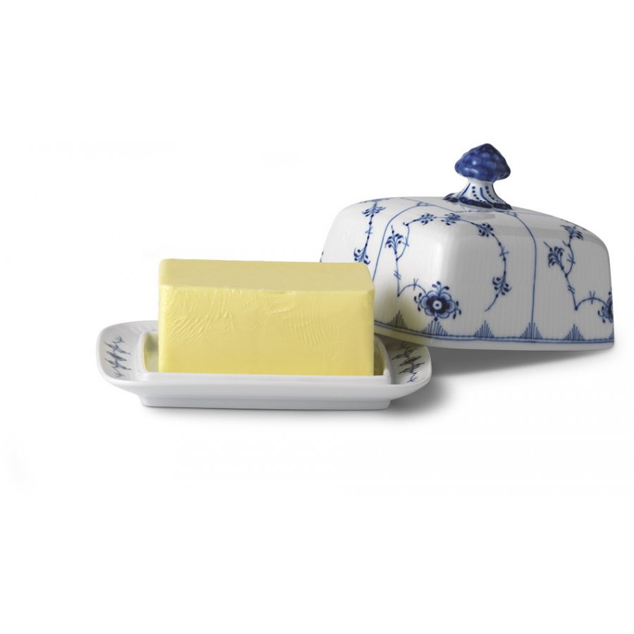 Royal Copenhagen Musselmalet Riflet Smrskl m. Lg