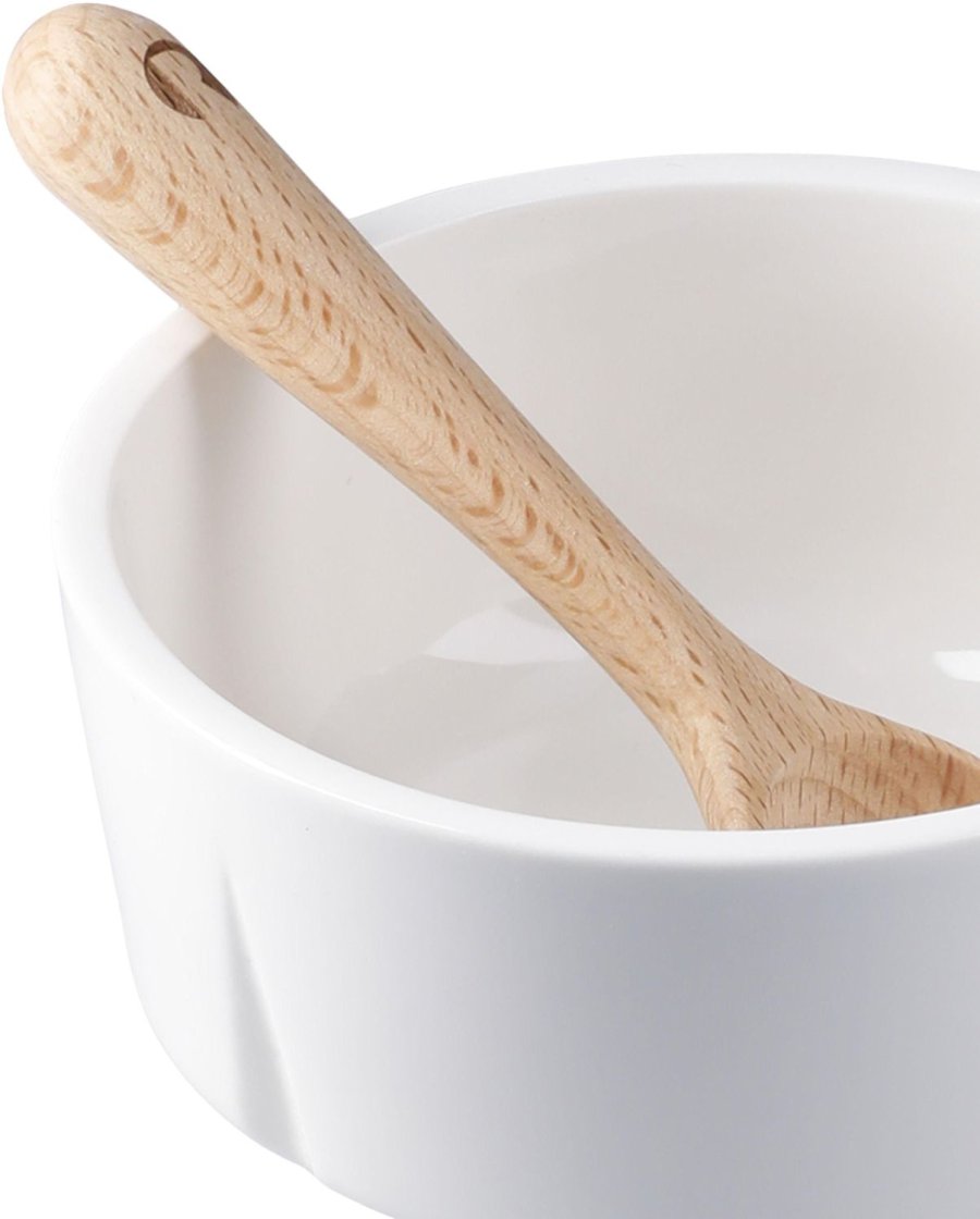 Rosendahl Grand Cru Snacksk�l m. Ske �10,5 cm, Hvid