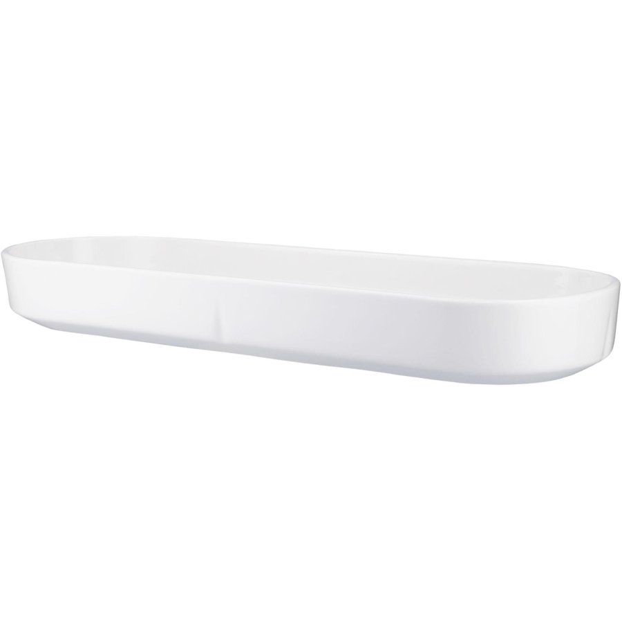 Rosendahl Grand Cru Ovale Servierplatte 12x34 cm, Wei&szlig;