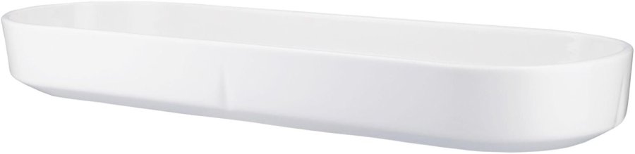 Rosendahl Grand Cru Ovale Servierplatte 12x34 cm, Wei&szlig;