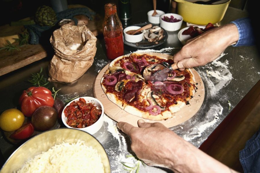 Rosendahl Grand Cru PizzaWandplank en Snijder �35 cm, Beuken