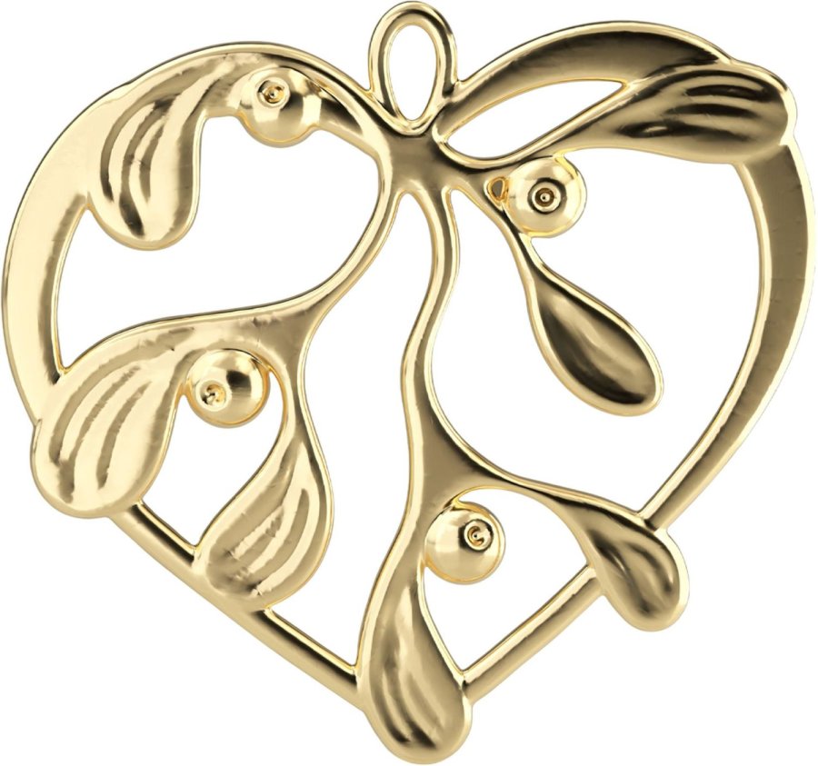 Rosendahl Karen Blixen Under the Mistletoe H6 cm, Forgyldt