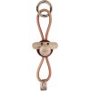 Kay Bojesen N�glering Abe, Bordeaux/Guld